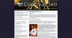 Desktop Screenshot of concours-seo.sebcreation.com